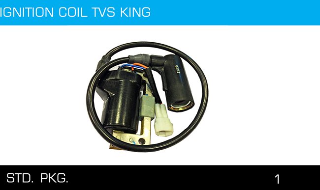 IGNITION COIL TVS KING